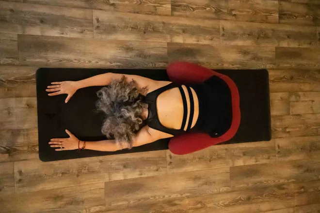 Hot Yin yoga
